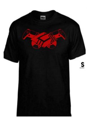 GURU CONTROLLER T-SHIRT BLACK- RED S