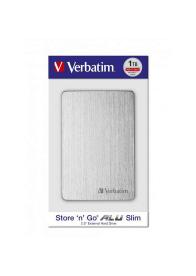 VERBATIM ALU SLIM 1TB SILVER 53663 - gamesguru