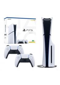 Sony PlayStation 5 PS5 Slim + 2x DualSense Wireless Controller - Gamesguru